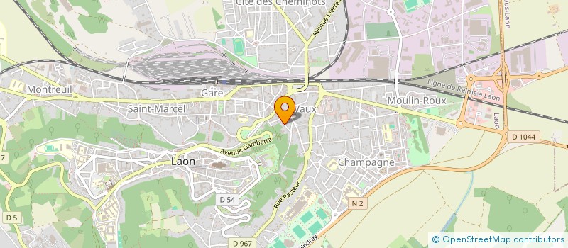 localisation de l'entreprise AUTO-NEGOCE à LAON