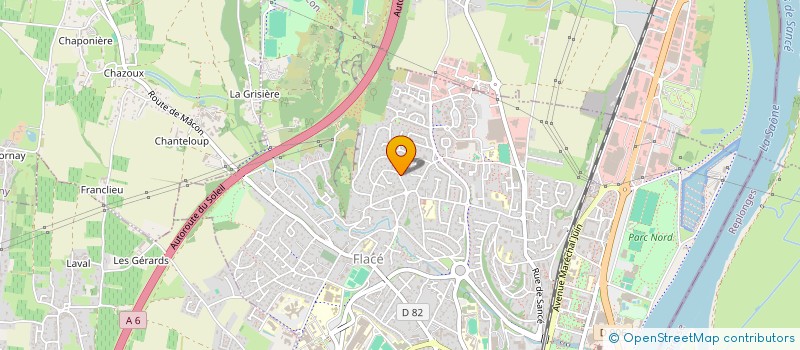 localisation de l'entreprise AUTO NEGOCE AKM à MACON