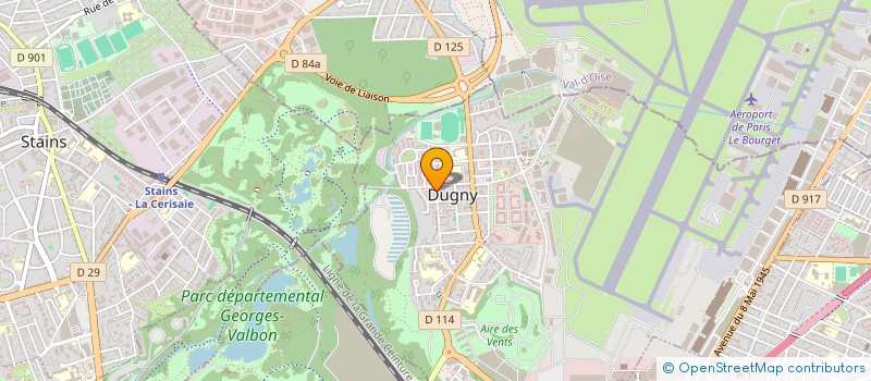 localisation de l'entreprise AUTO NEGOCE DUGNY  DUGNY