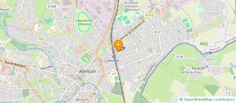 localisation de l'entreprise AUTO'NET à ALENCON