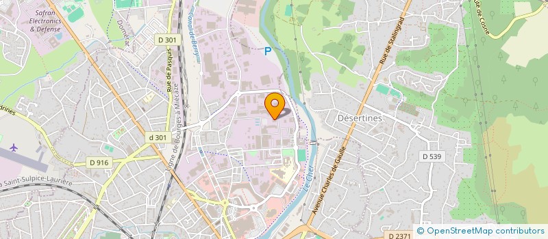 localisation de l'entreprise AUTO NET à MONTLUCON