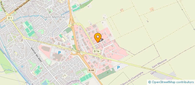 localisation de l'entreprise AUTO NET'RESTORE ECLAT  SAINT-MEMMIE