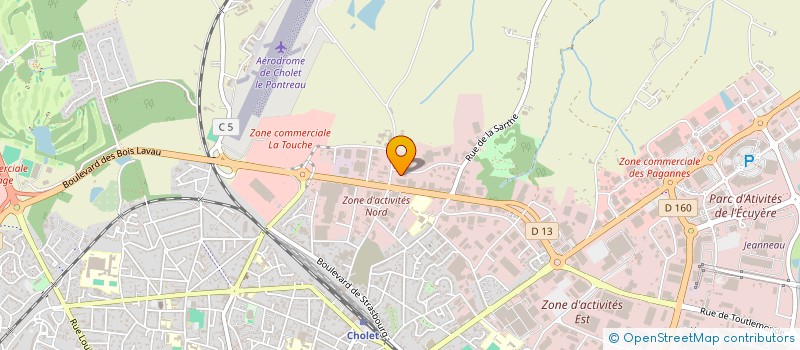 localisation de l'entreprise AUTO'NETT à CHOLET