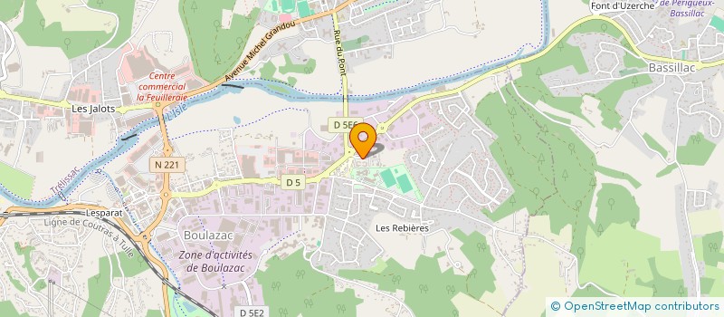 localisation de l'entreprise AUTO NETTOYAGE SERVICE  BOULAZAC ISLE MANOIRE