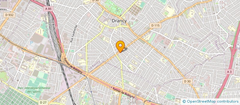 localisation de l'entreprise AUTO NEUBURGER SSD  BONDY