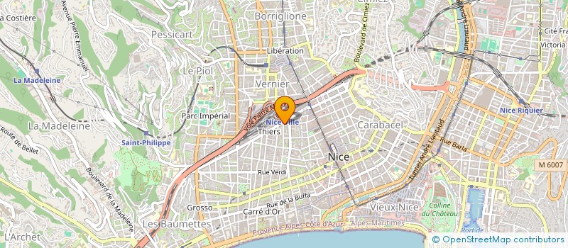 localisation de l'entreprise AUTO NICE LOCATION à NICE