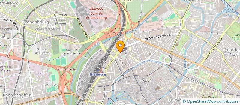 localisation de l'entreprise AUTO NOVA  STRASBOURG