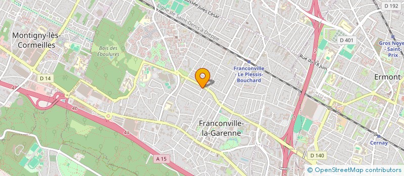 localisation de l'entreprise AUTO'NY  BEAUCHAMP