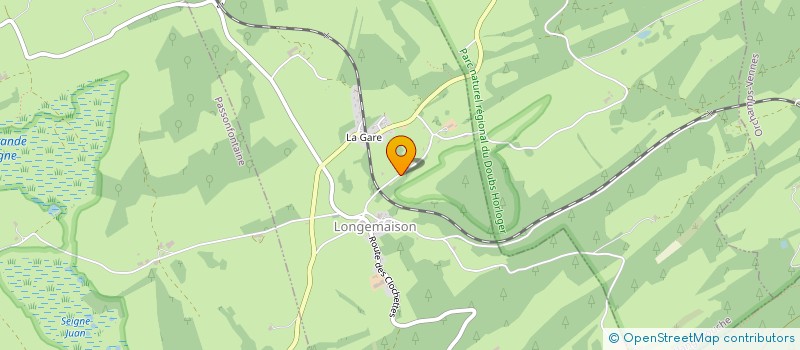 localisation de l'entreprise AUTO'O'DOUBS  LE BELIEU