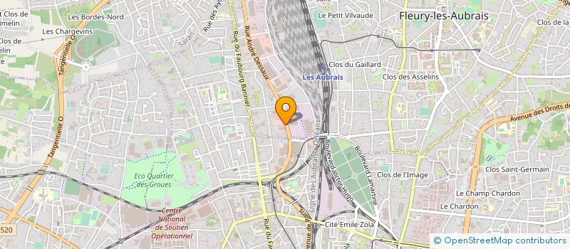 localisation de l'entreprise AUTO OCCAS' EURL à FLEURY-LES-AUBRAIS