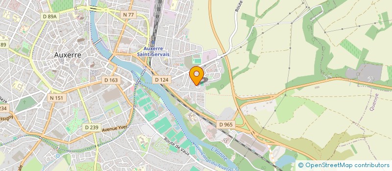 localisation de l'entreprise AUTO OCCASION AUXERROISE à AUXERRE
