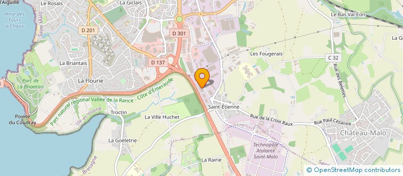 localisation de l'entreprise AUTO OMNIA INDUSTRIE MALOUINE  SAINT-MALO