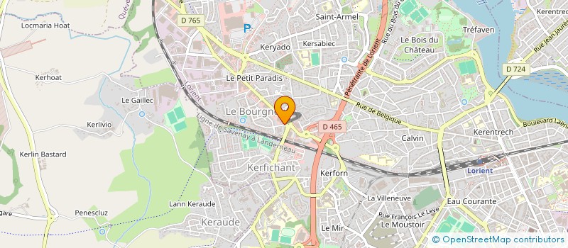 localisation de l'entreprise AUTO OUEST à LORIENT
