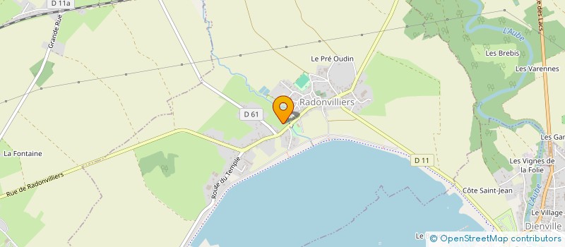 localisation de l'entreprise AUTO OXYGENE  SAINT-LEGER-SOUS-BRIENNE