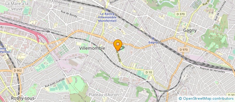 localisation de l'entreprise AUTO-PARC à VILLEMOMBLE