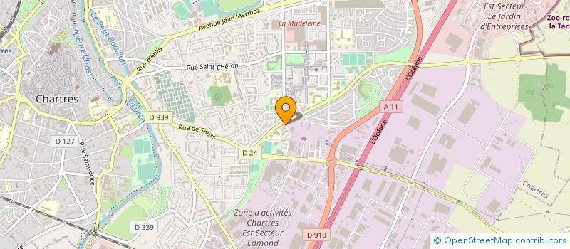 localisation de l'entreprise AUTO PARE-BRISE ET VITRAGES CHARTRES à CHARTRES