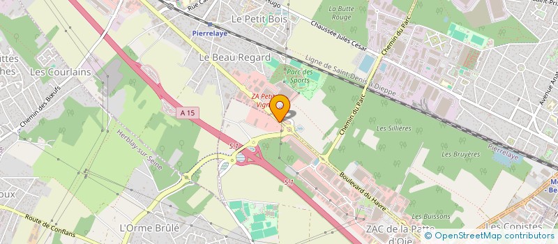 localisation de l'entreprise AUTO PARISIEN  HERBLAY-SUR-SEINE