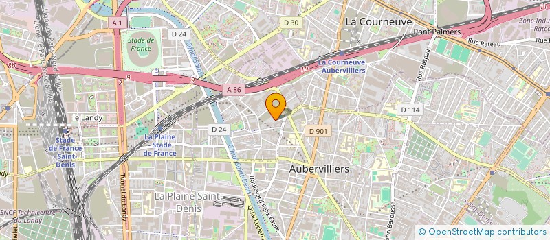 localisation de l'entreprise AUTO PARK à AUBERVILLIERS