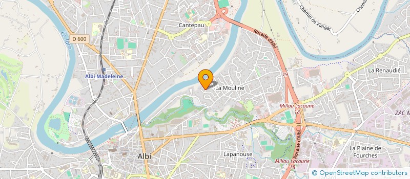 localisation de l'entreprise AUTO PARK IMMO à ALBI