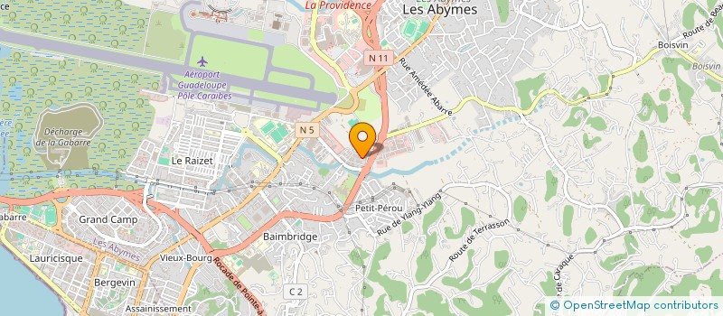 localisation de l'entreprise AUTO PARTNERS à LES ABYMES
