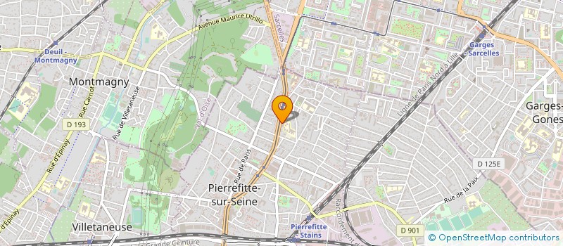 localisation de l'entreprise AUTO PARTNERS à PIERREFITTE-SUR-SEINE