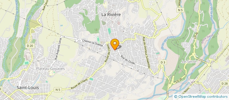 localisation de l'entreprise AUTO PARTS à SAINT-LOUIS
