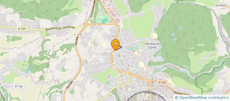 localisation de l'entreprise AUTO PARTS ISERE  VOIRON