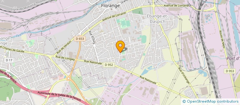 localisation de l'entreprise AUTO PASSION 57  FLORANGE