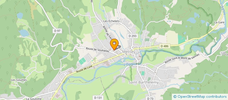 localisation de l'entreprise AUTO PASSION 70 à MELISEY