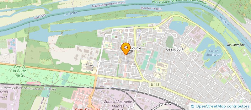 localisation de l'entreprise AUTO PASSION 78  MANTES-LA-JOLIE