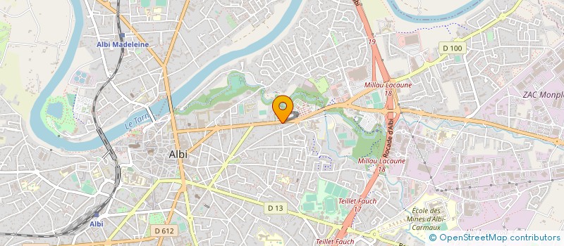 localisation de l'entreprise AUTO PASSION 81 à ALBI