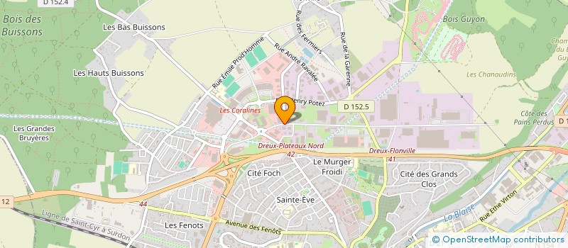 localisation de l'entreprise AUTO PASSION à DREUX