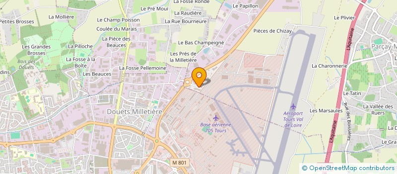 localisation de l'entreprise AUTO PASSION CLEAN à PARCAY-MESLAY