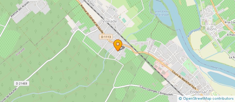 localisation de l'entreprise AUTO PERF 33  VIRELADE