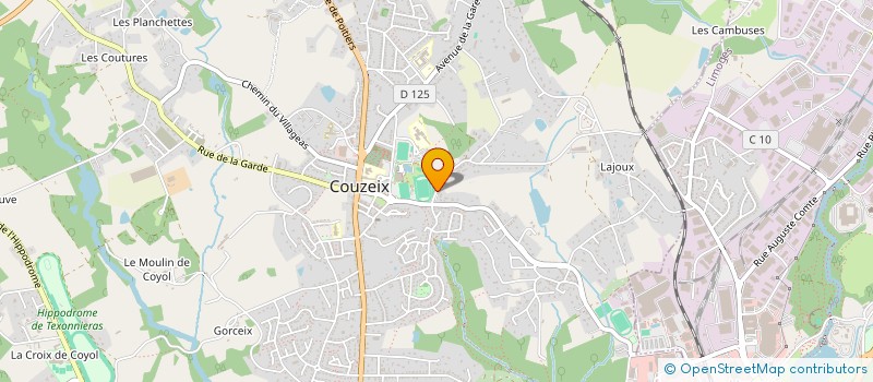 localisation de l'entreprise AUTO PERFORM à COUZEIX