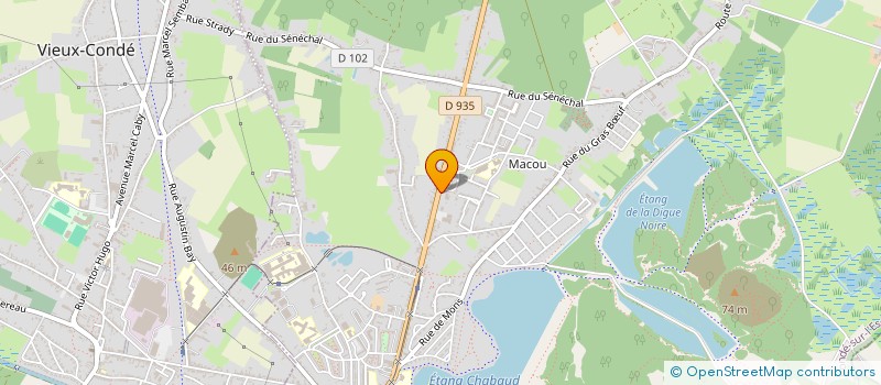 localisation de l'entreprise AUTO PERFORMANCE 59  CONDE-SUR-L'ESCAUT