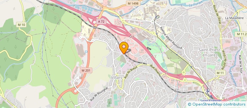 localisation de l'entreprise AUTO PETREQUIN  VILLARS