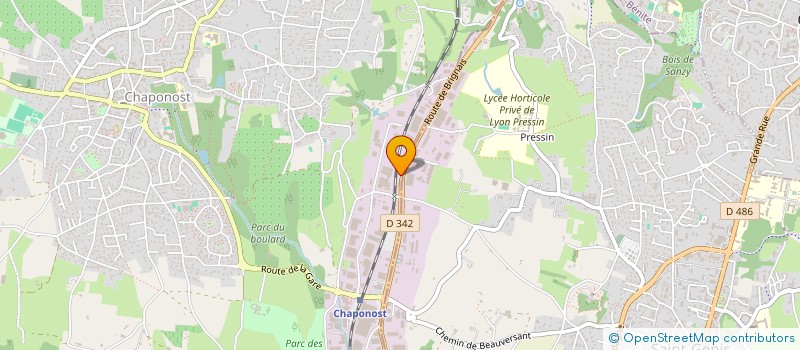 localisation de l'entreprise AUTO PIECE DEPAN SERVICE à CHAPONOST