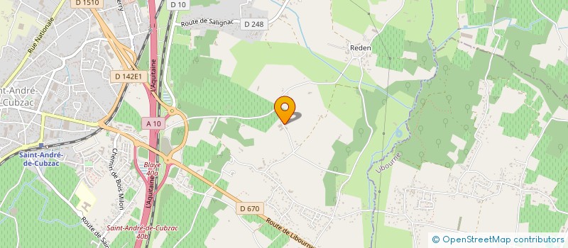 localisation de l'entreprise AUTO PIECES à SAINT-ANDRE-DE-CUBZAC