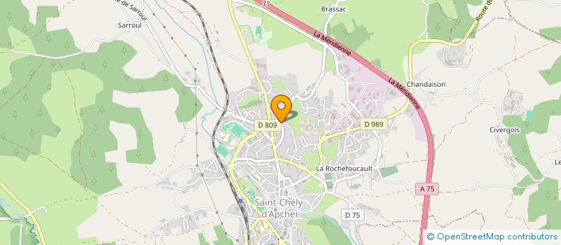 localisation de l'entreprise AUTO PIECES 48  SAINT-CHELY-D'APCHER