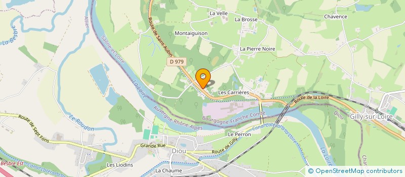 localisation de l'entreprise AUTO PIECES 71 à GILLY-SUR-LOIRE