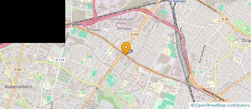 localisation de l'entreprise AUTO PIECES 93 à LA COURNEUVE