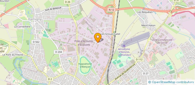 localisation de l'entreprise AUTO PIECES ALENCON à ALENCON