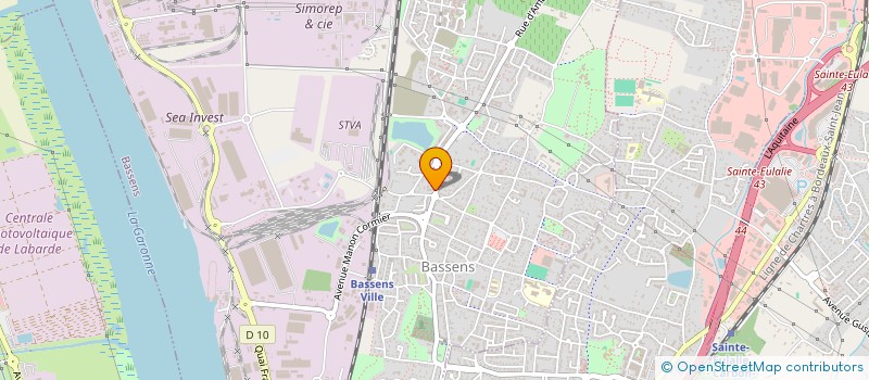 localisation de l'entreprise AUTO PIECES BASSENS  BASSENS