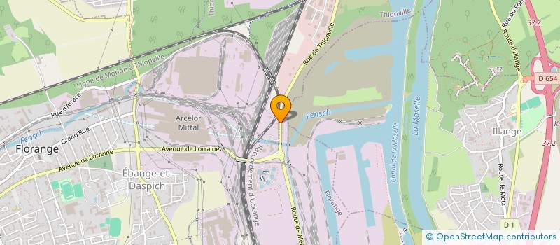 localisation de l'entreprise AUTO PIECES DEPANNAGE  THIONVILLE