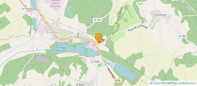 localisation de l'entreprise AUTO PIECES DU BOUCHAGE  LE BOUCHAGE