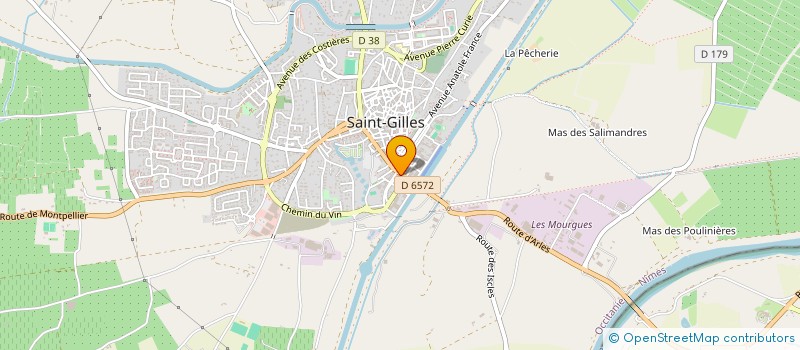 localisation de l'entreprise AUTO PIECES DU DELTA  SAINT-GILLES