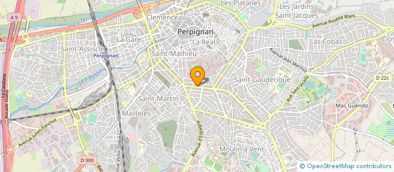 localisation de l'entreprise AUTO PIECES DU ROUSSILLON DISTRIBUTION  PERPIGNAN