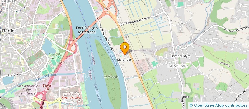 localisation de l'entreprise AUTO PIECES EMILIE  LATRESNE