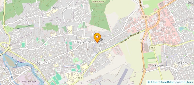 localisation de l'entreprise AUTO PIECES FOCH à ESSEY-LES-NANCY